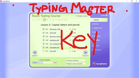 typing master pro with registration key.